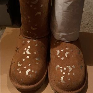 Bailey Bow Moon and Star Boots Size 13